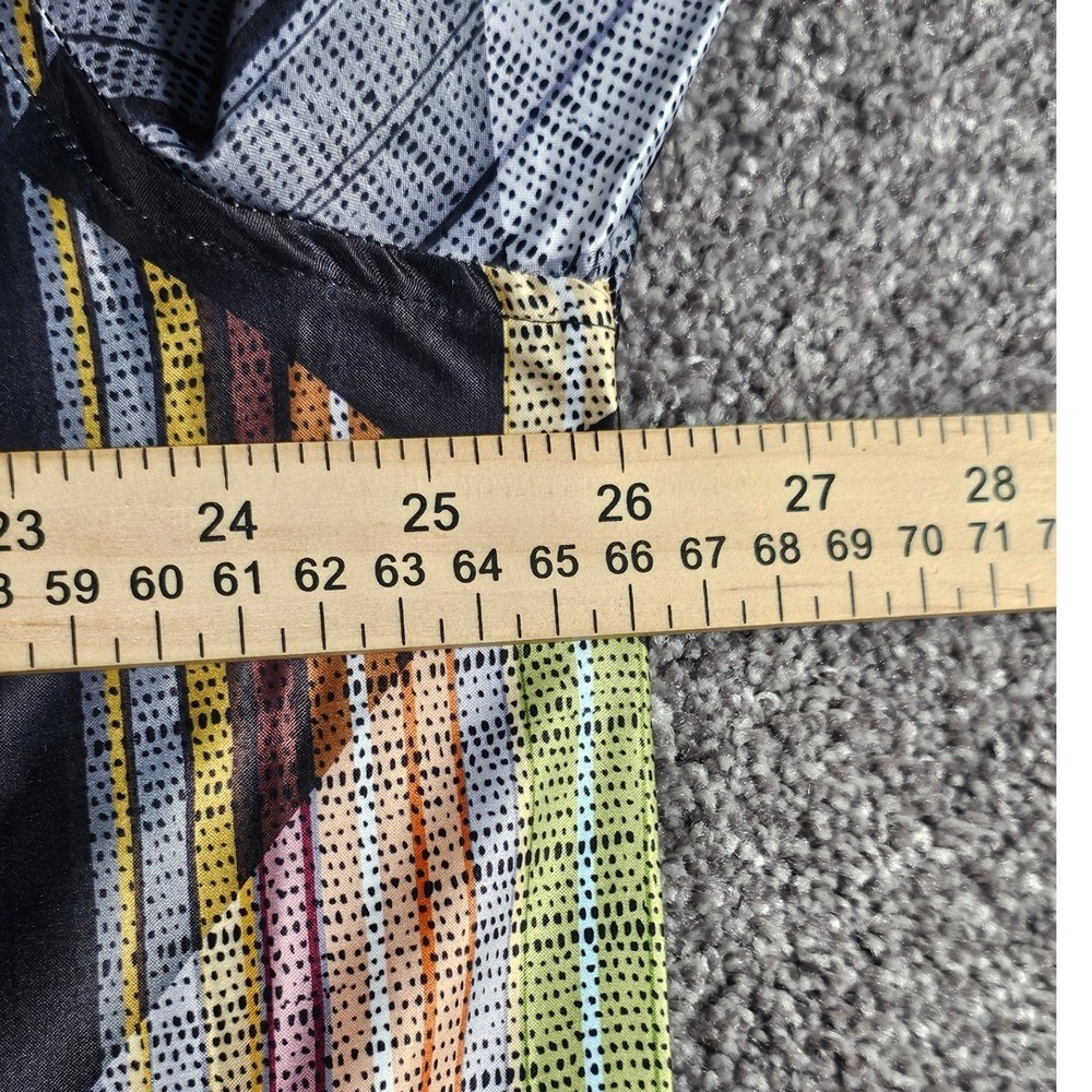 Toro/Solo Dress Shirt Mens XXL Black Geometric Diamond button-up Art Deco party - Picture 5 of 10